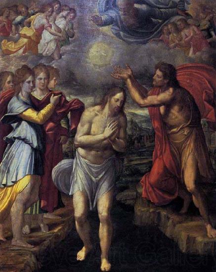 Juan Fernandez de Navarrete Baptism of Christ Germany oil painting art
